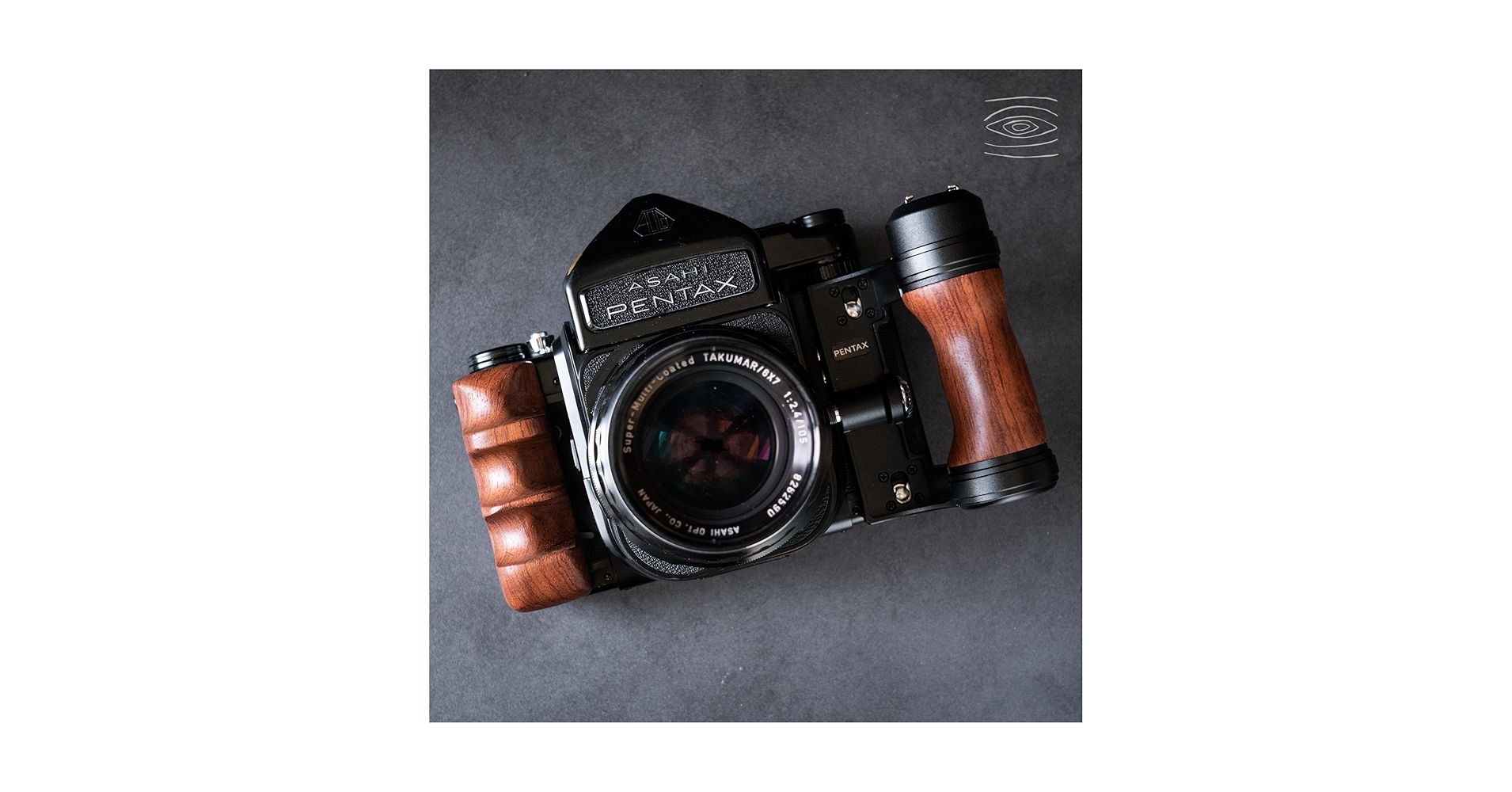 Amazon.com : Wood Wooden Left + Right Camera Hand Grip Kit for