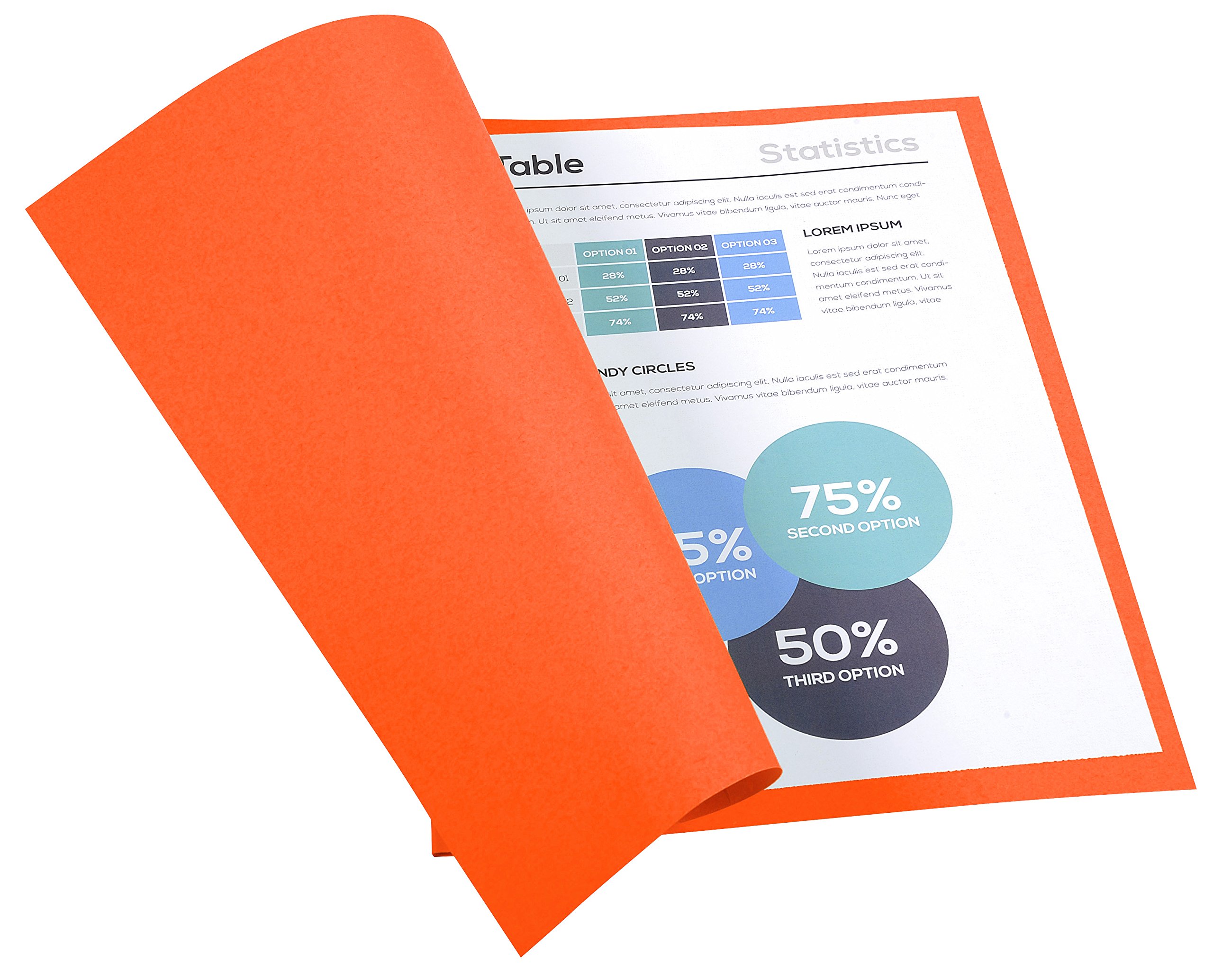 Exacompta 420207E - Lote de 50 Subcarpetas Forever® 180, Color Naranja