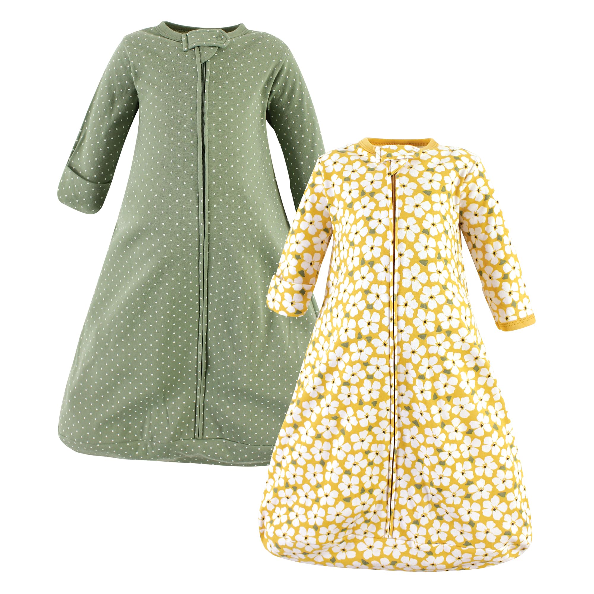 Hudson Baby Unisex Baby Cotton Long-Sleeve Wearable Sleeping Bag, Sack, Blanket
