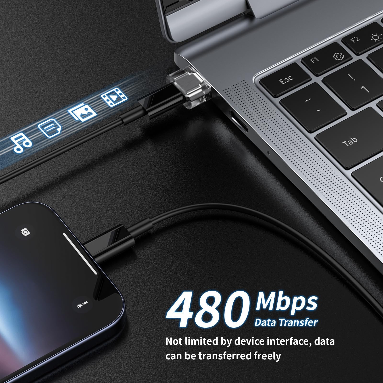 USB C auf USB A Adapter, 12er-Pack, USB A auf C Adapter Lade- und Datenkonverter kompatibel mit Apple Watch/Ultra iWatch/iPhone 16/15 Pro Max Plus/Airpods/iPad 9 10 Air 5 Mini 6/Auto/Galaxy