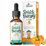 Speech Therapy Drops - Support Supplement for Kids with Communication Delay Language Brain Development Cognitive Function - Zeolite Vitamins B12 D3 C for Daily Wellness - Sugar Free Gluten-free