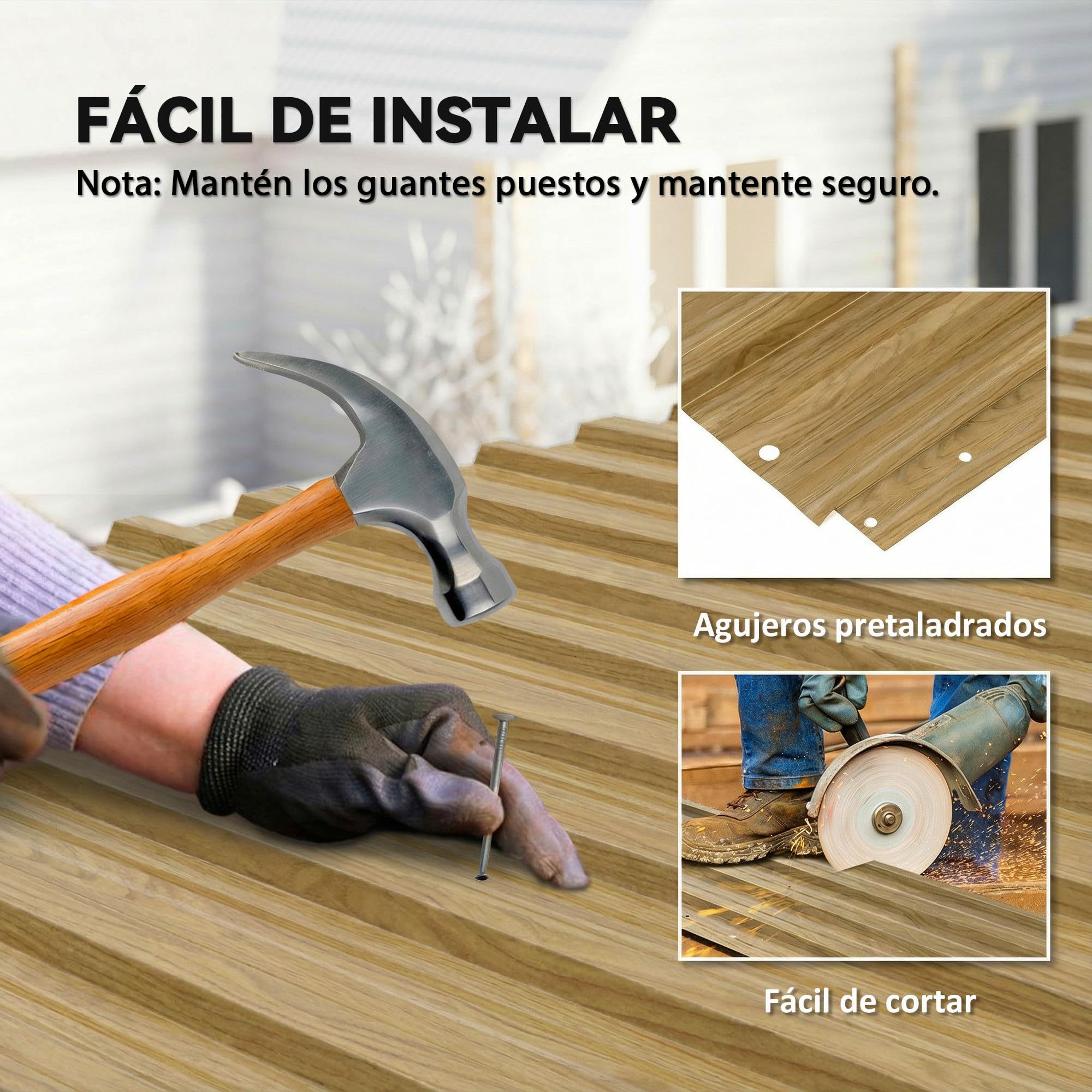 Outsunny 12x pannelli per tetto in acciaio zincato, lamiere profilate per tetto 7 m², per capanno degli attrezzi, tettoia, garage, esterni, 129 x 45 cm, legno naturale