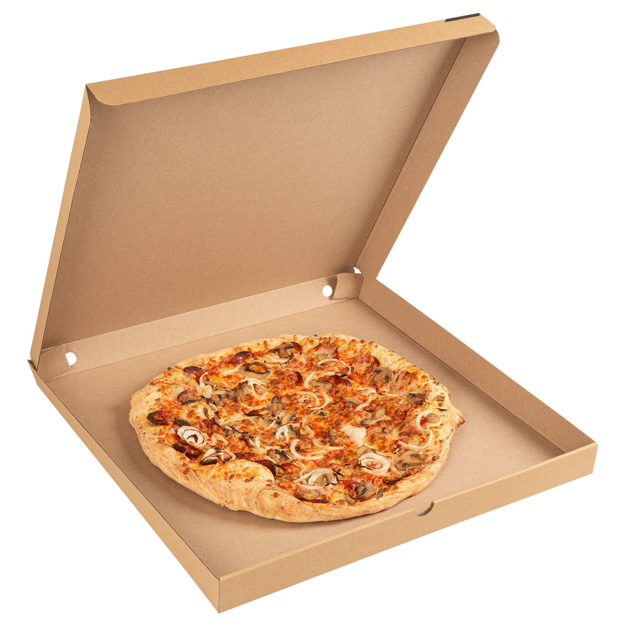 De Dienst Van De Levering - De Pizzadozen Van De Mensenholding Stock