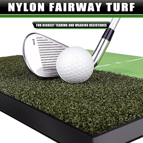 Miniatura 21 de CHAMPKEY Heavy-Duty Golf Hitting Mat - Swing Path Feedback Golf Practice Mat - Ideal for Indoor and Outdoor Training