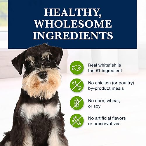 Miniatura 6 de Blue Buffalo Natural Veterinary Diet GI Gastrointestinal Support Alimento seco bajo en grasa para perros, pescado blanco bolsa de 6 libras