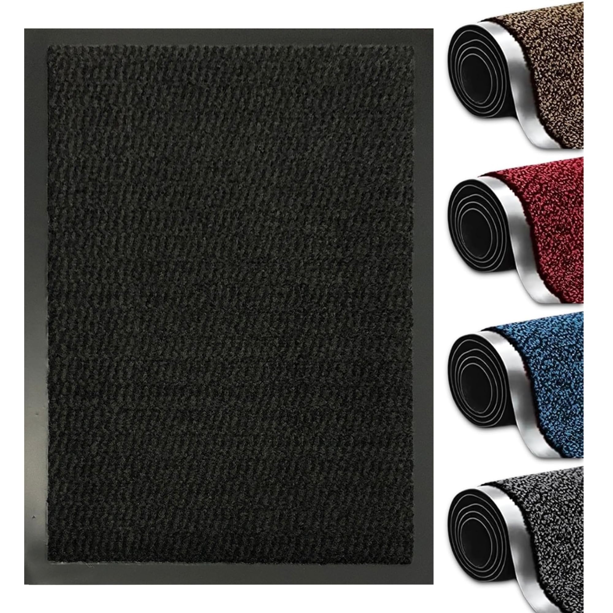 Abaseen Dirt Trapper Door Matts Indoor | Non Slip Rubber Backed Door Mats Outdoor | Heavy Duty Super Absorbent Doormats | Kitchen Mat | Floor Mat | Small, Medium, Large, Extra Large Washable Door Mat