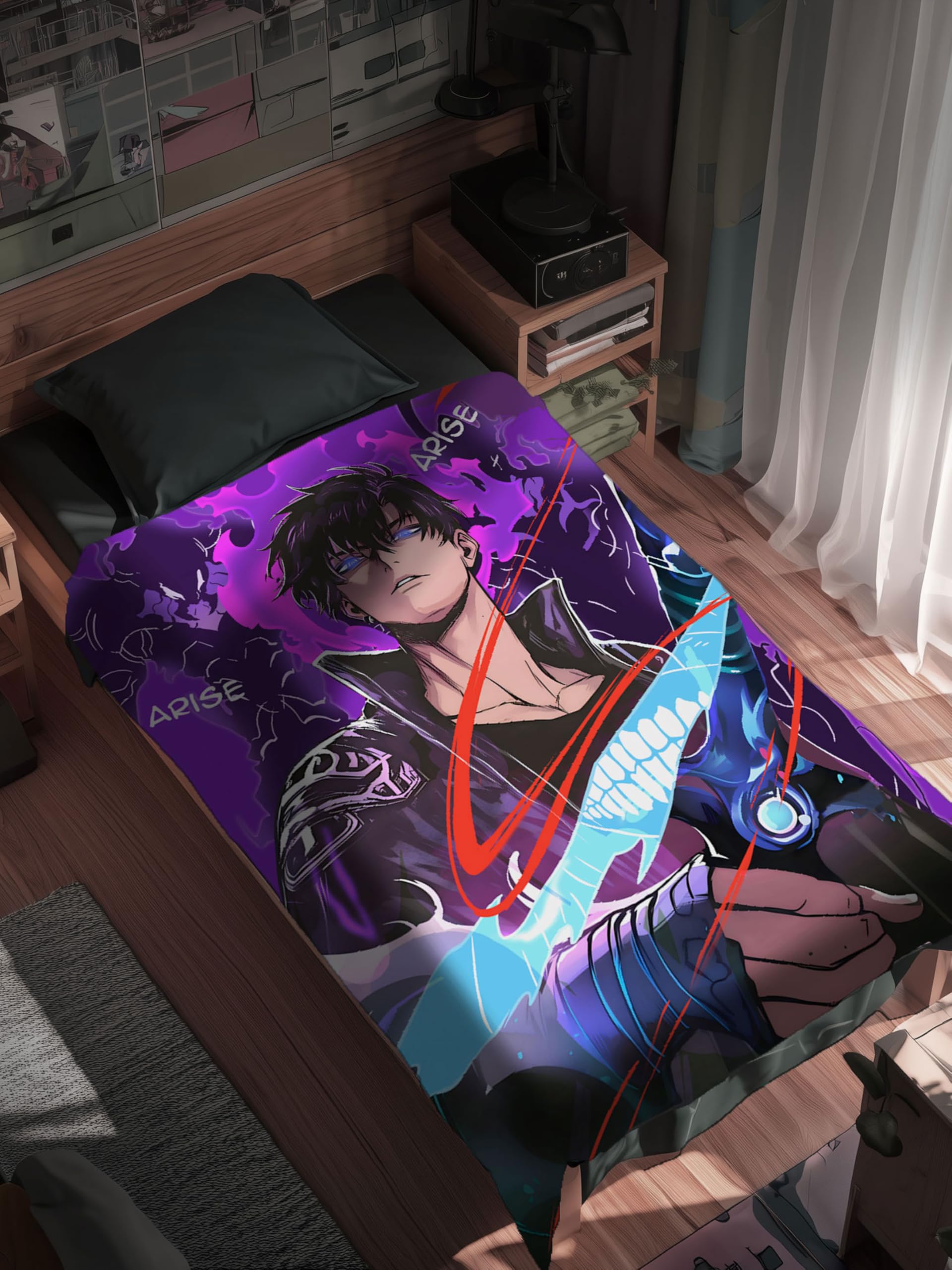 Anime Tapestry - Arise Print Backdrop -3 Anime Tapestry - Arise Print Backdrop -3