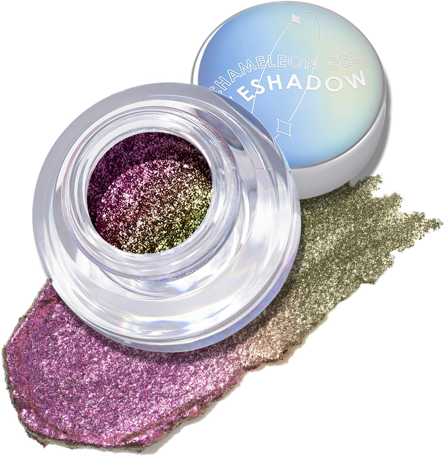 FOCALLURE Chameleon Cream Eyeshadow,Intense Color Shifting Creamy Eye Shadows,Highly Pigmented Metallic,Shimmer,Multi-Reflective Finishes,Moonlight Disco