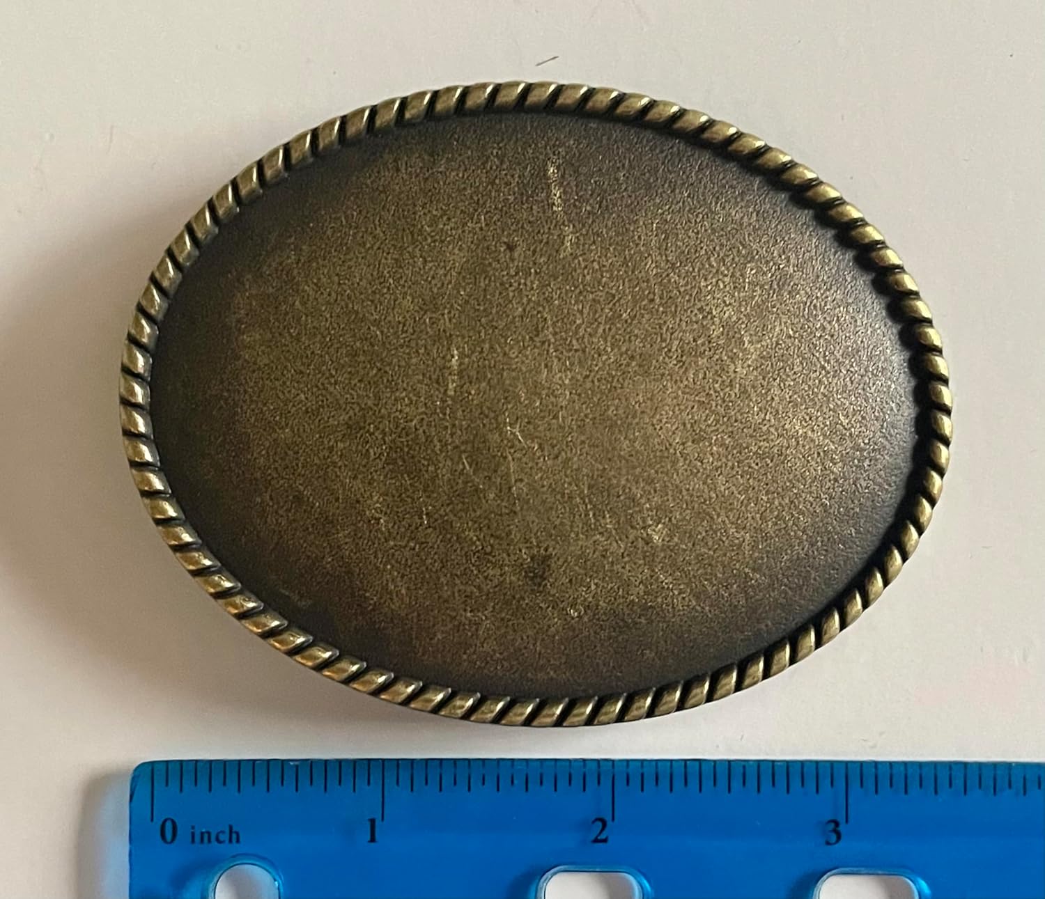 Blank Belt Buckles Rope Vintage Classic Oval Square Western Belt Buckle - 2 Pack - Image 4