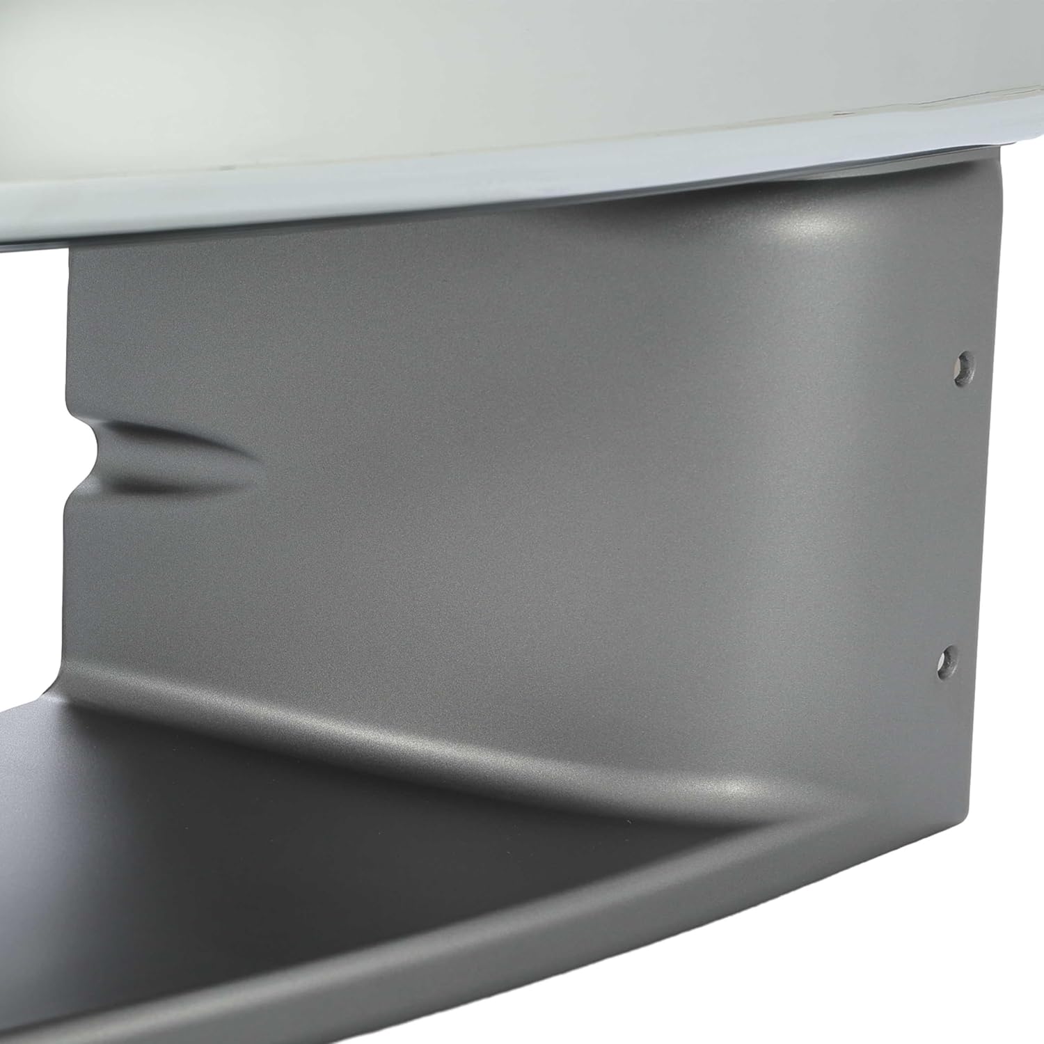 HECASA Right Headlight Bezel Compatible with 2004-2009 GMC Topkick C4500 / C5500 Chevy Chevrolet Kodiak C4500 / C5500 Headlamp Trim Replacement for 15036038 Silvery+Black Passenger Side