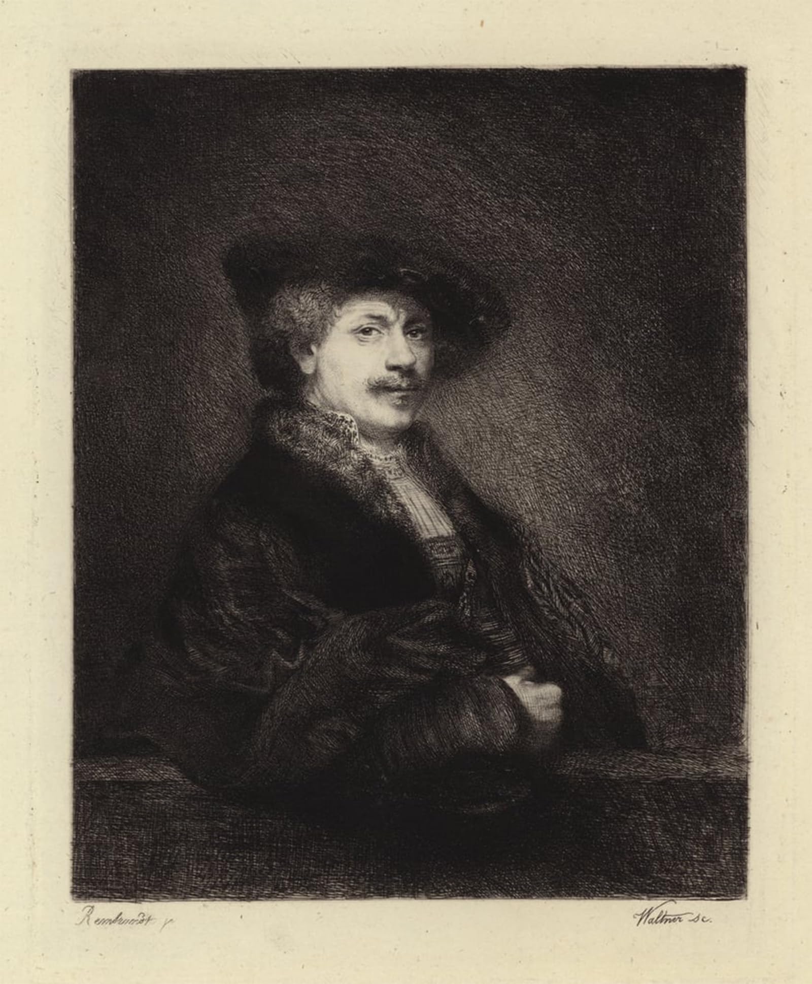 POSTERIIk Vintage Art Print Images Pictures Print Rembrandt van rijn by Rembrandt van Rijn Modern Colour Posters for Office Home Decor 60x90cm