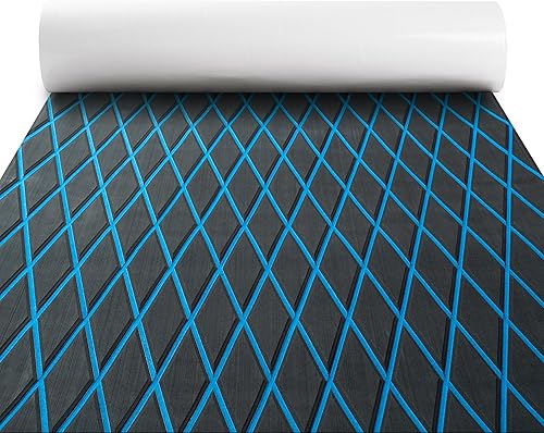 Miniatura 14 de Fullfire Suelo para Embarcaciones - Cubierta de Espuma EVA para Embarcaciones - Lámina de Suelo Marina Autoadhesiva Alfombra Marina para Lancha Gris