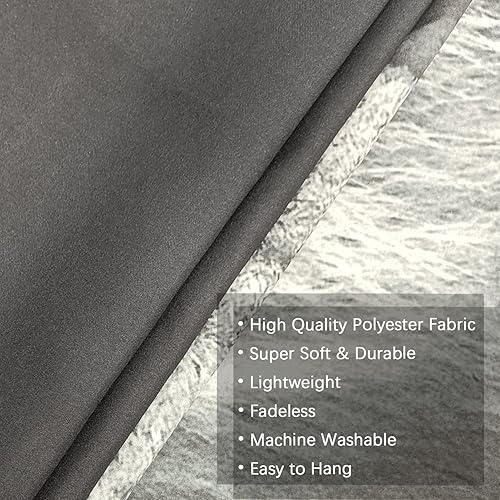 Miniatura 5 de PAOPOED Tapiz de león para colgar en la pared, diseño de animales salvajes africanos en blanco y negro, decoración de fondo negro, para hombres,