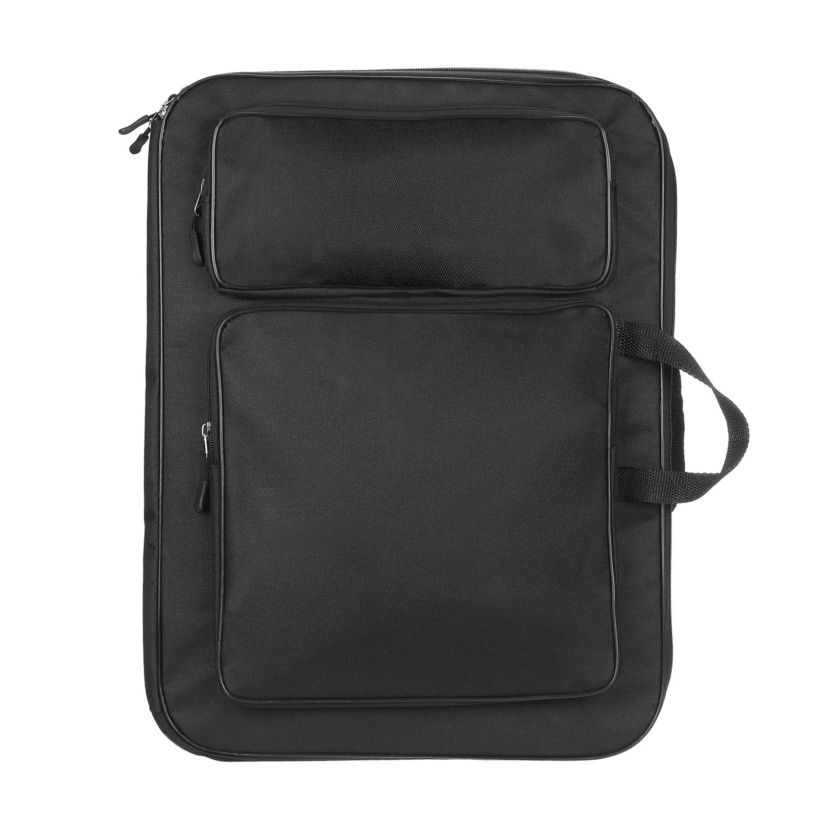 Bolsa Para Portafolios De Arte Mochila de dibujo for artista, bolso de dibujo, carpeta organizadora de almacenamiento, bolso de lona portátil, portafolio de arte, funda de transporte, 1 Uds.(Black)