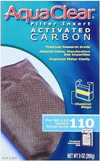 Hagen 6-Pack AquaClear 9-Ounce Activated Carbon Water Filter Insert for Aquarium