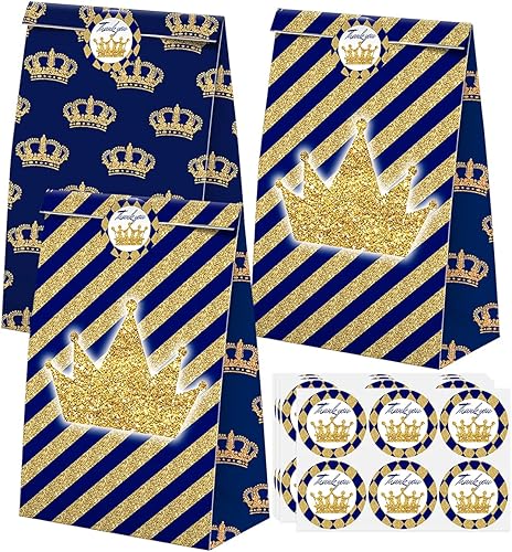 Miniatura 1 de BonBeeDesign Bolsas de dulces con calcomanías de Prince Party Favors – Bolsas de regalo de Prince Goodie – Suministros para fiestas de cumpleaños