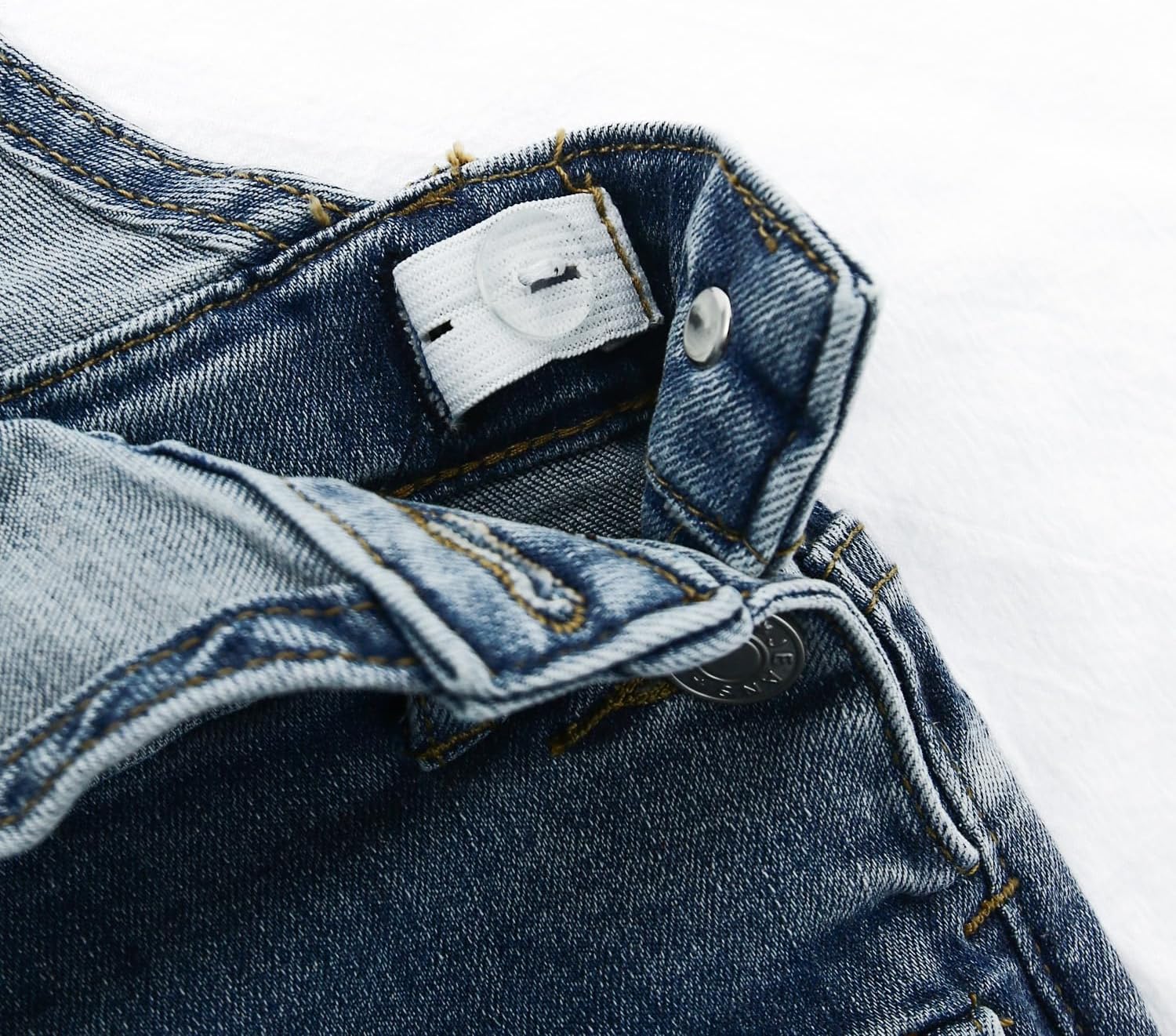 KIDSCOOL SPACE Girls Denim Overalls, Little Big Kids' Jean Dungarees Pants - Image 3