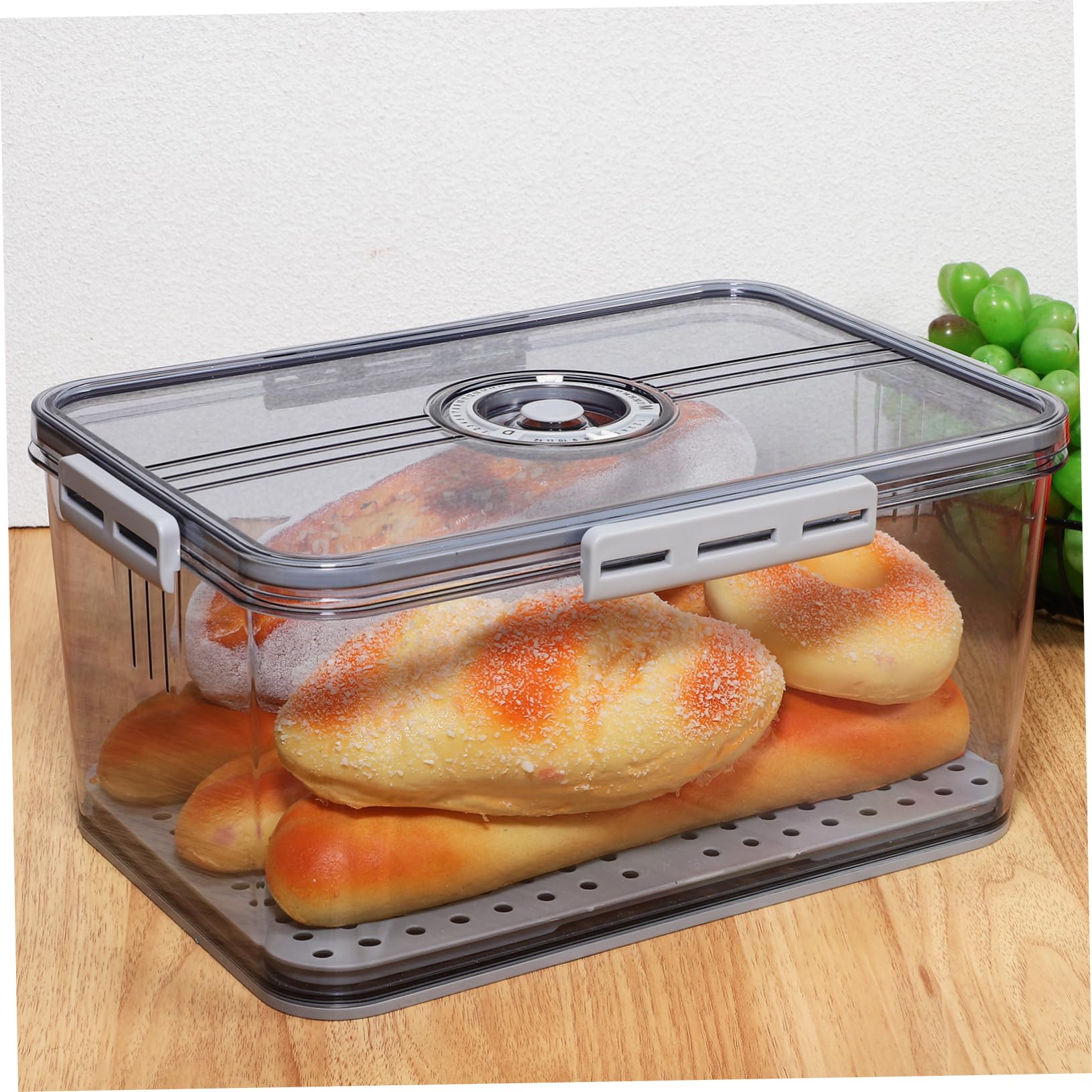 Mikinona Caja De Almacenamiento Organizador De Refrigerador Sellado Hermético Contenedores De Cocina Material Pet
