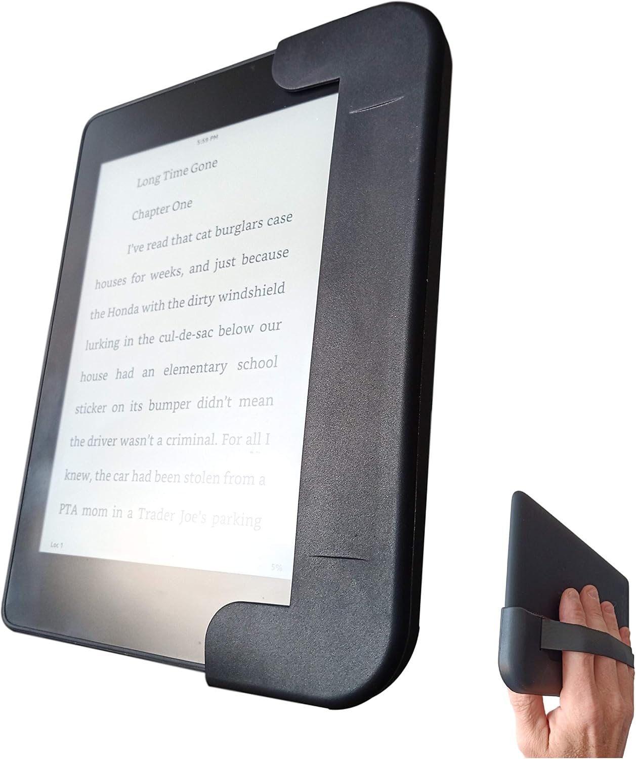 PageTurnerz 5-in-1 Grip Case Cover for Kindle Paperwhite 4 e-Reader (10th Gen) - Read in Any Position. Award Winning Design.