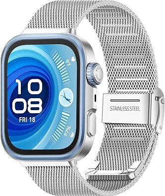 Watch Strap for Huawei Watch FIT 4 Pro/Fit4/Fit 3 Stainless Steel Metal Compatible with Huawei Watch FIT3/4