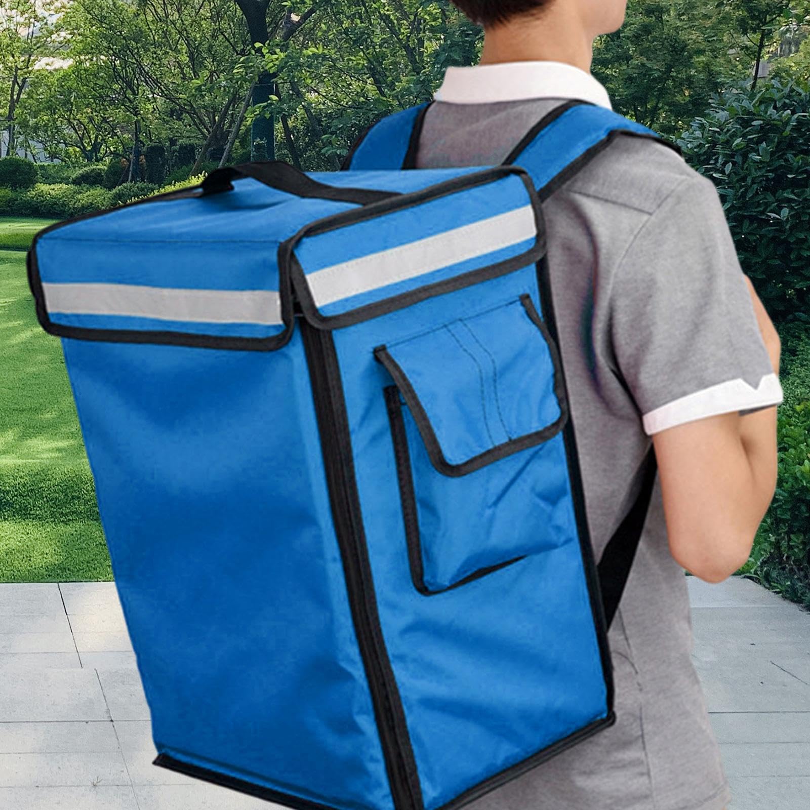 Borsa per catering, portabicchieri per la consegna di cibo, per garantire il trasporto sicuro di pasti e bevande, e foglio di alluminio. Borse per