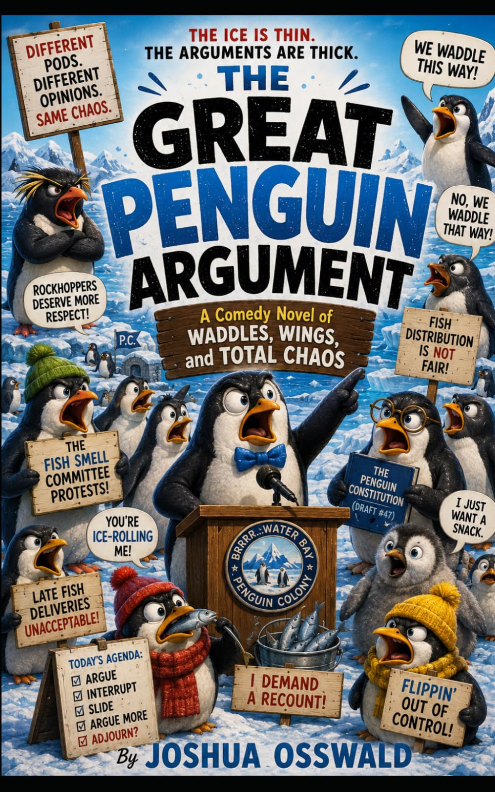 THE GREAT PENGUIN ARGUMENT: A Comedy Novel of Ice, Fish, and Absolute Antarctic Chaos (THE GREAT ARGUMENT BOOK SERIES)