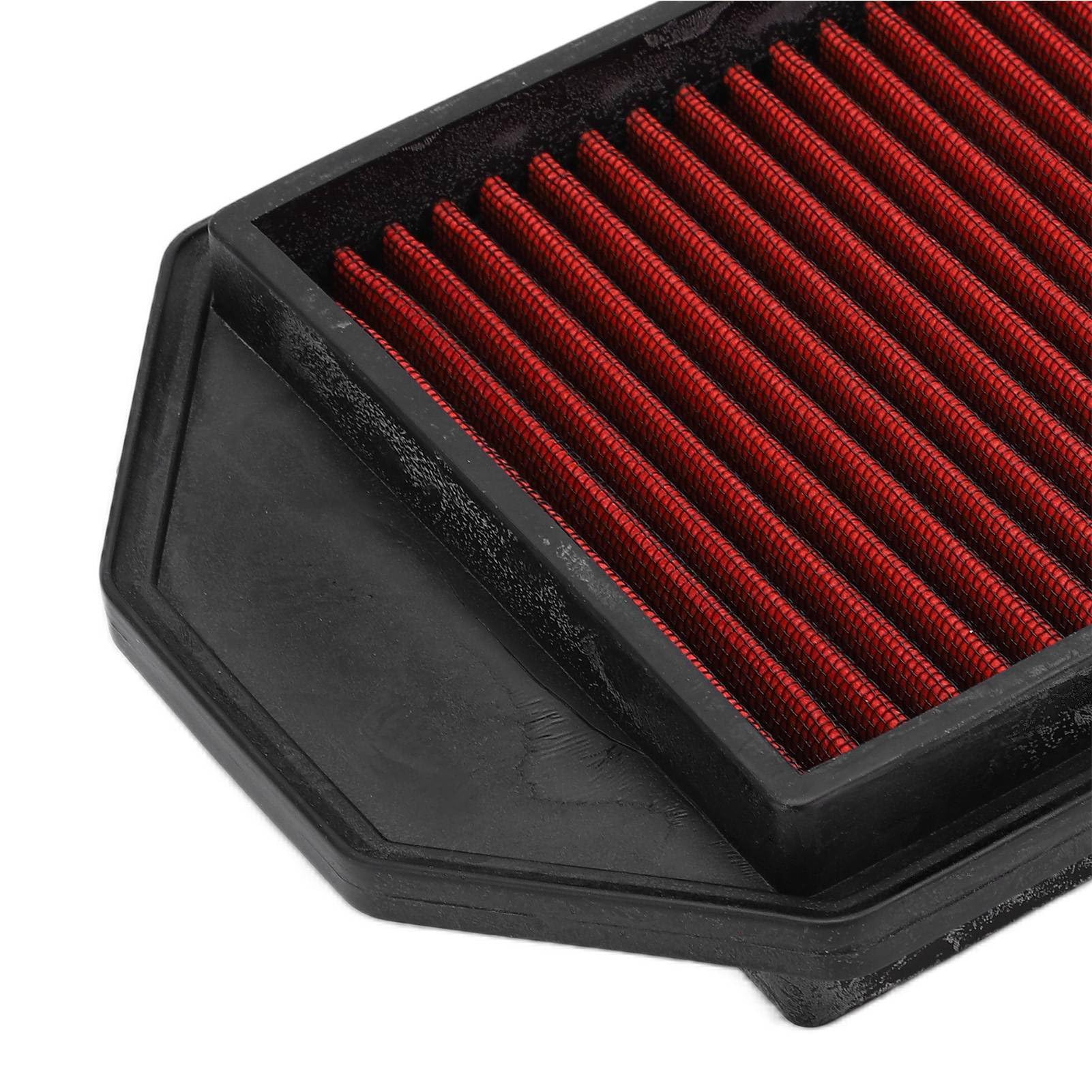 Accessoires Automobiles Nettoyer de Filtre à Air Moteur à Flux D'Air High Air 33‑2377 pour 2007-2009, Lavable, Réalisée, pré-huilé, Prêt à Tomber