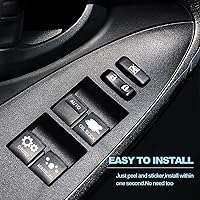 Vista 7 de 2Pcs Novelty Stickers for Car or Truck, Transparent Vinyl, Modern Style, Waterproof, Round, Indoor Use, Novelty Theme, CRT2