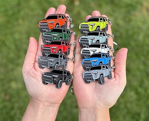 Miniatura 5 de 4Runner Accessories - Llavero de 4 corredores para llavero - 3 4 generación mods trd accesorios de coche