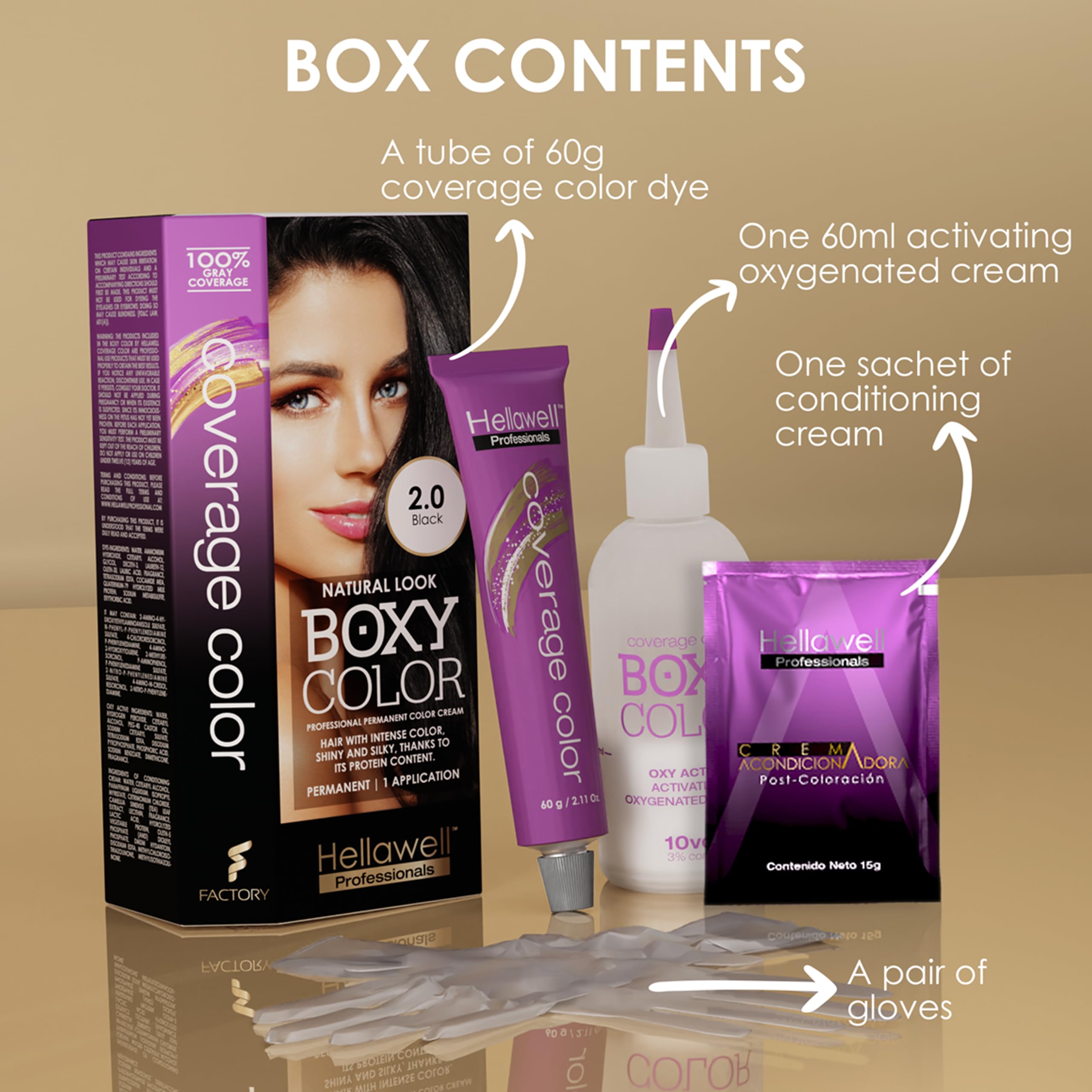 Amazon.com : BOXY COLOR Coloring kit professional, permanent color