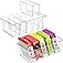 Batoto Pantry Organization and Storage Bins, Refrigerator Organizer Bins – Clear, Kitchen Organization and Storage with 