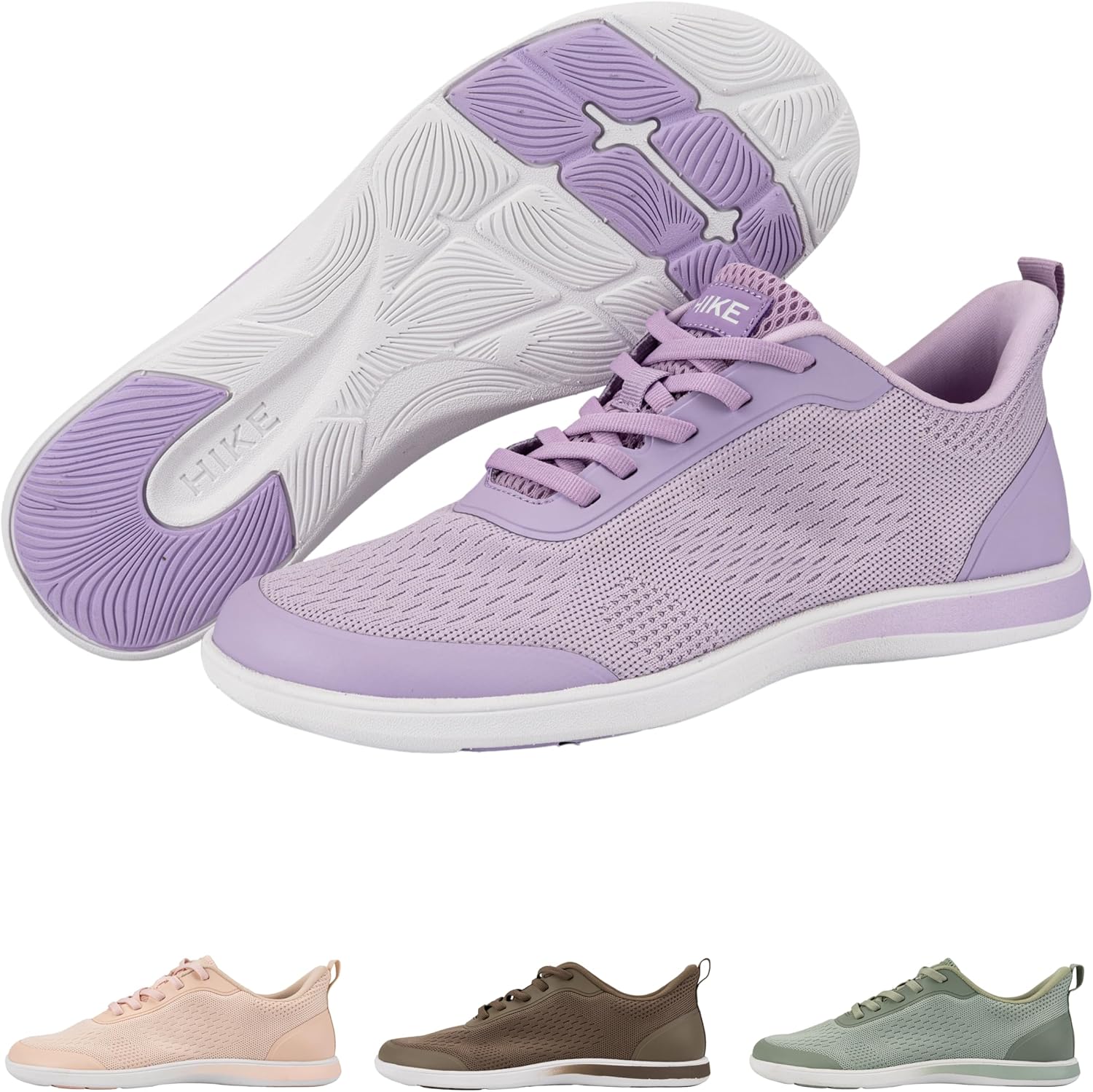 Hike Footwear Flame - Healthy Barefoot Shoes for Women, Slip-On & Zero Drop Sole, Lightweight Wide Toe Box Minimalist Walking Shoes for Comfort and Natural Movement