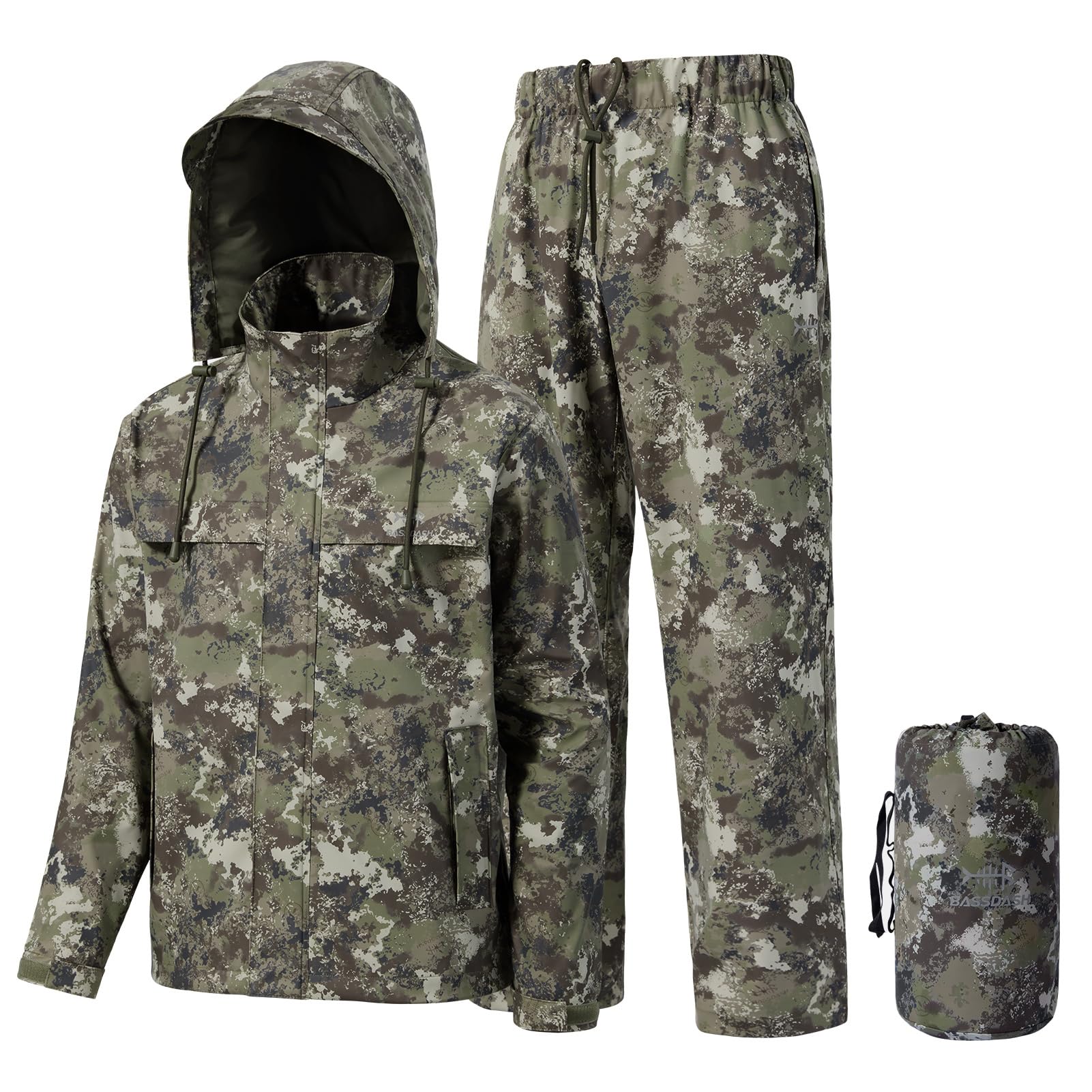 BASSDASH FW12 waterproof rain suit