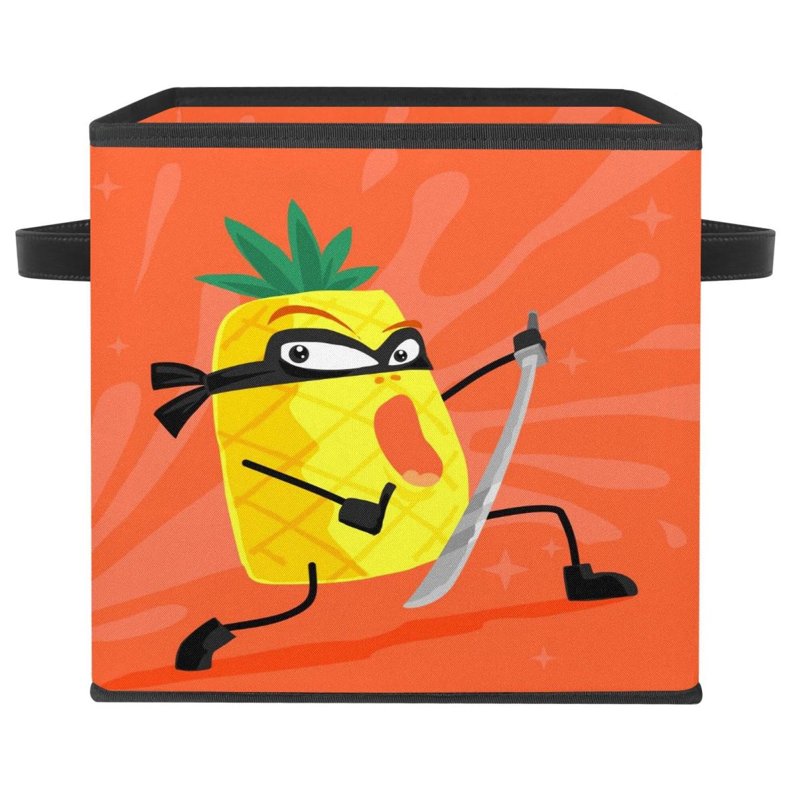 Boîte de rangement pliable Ninja Ananas pour ranger la chambre d'enfant