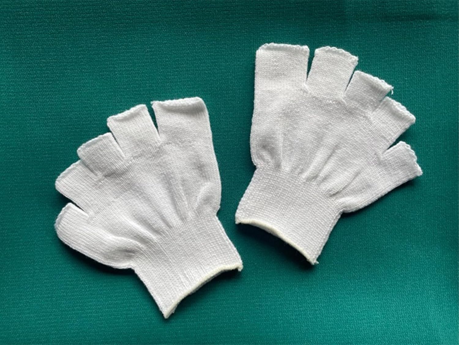 IPPINKA Toe Topper Socks with 5-Toe Open Design - 4 Pairs - Cotton - Off White - Made in Japan