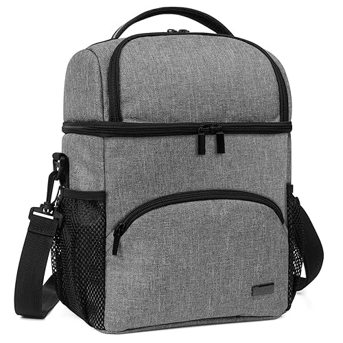 Miniatura 9 de Teamoy Bolsa enfriadora de leche materna de doble capa con bolsa de hielo, bolsa de viaje para biberones de bebé, bolsa enfriadora de hasta 6