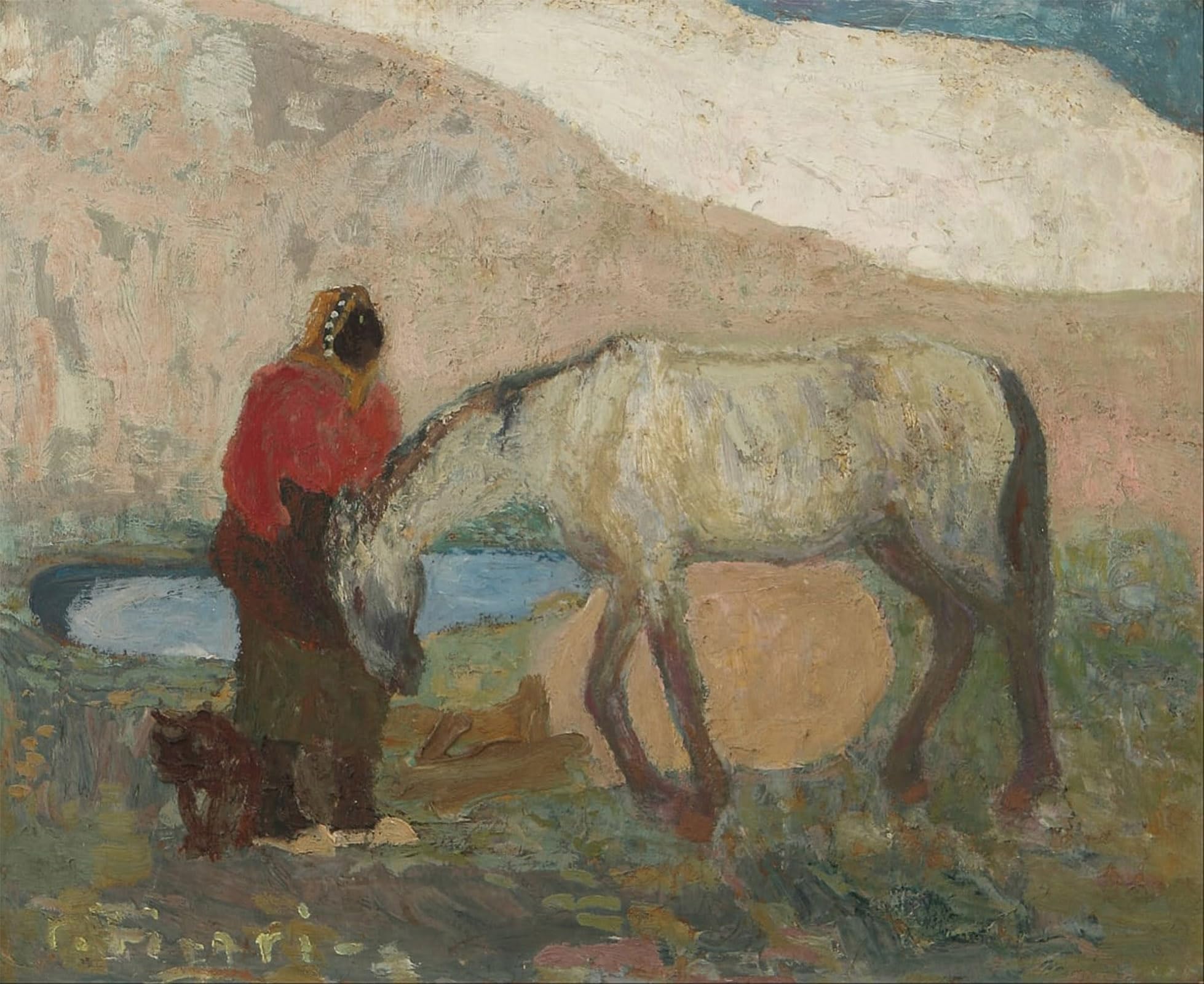 Póster de Pedro Figari en lienzo para dar vida y calidez a tu dormitorio 5