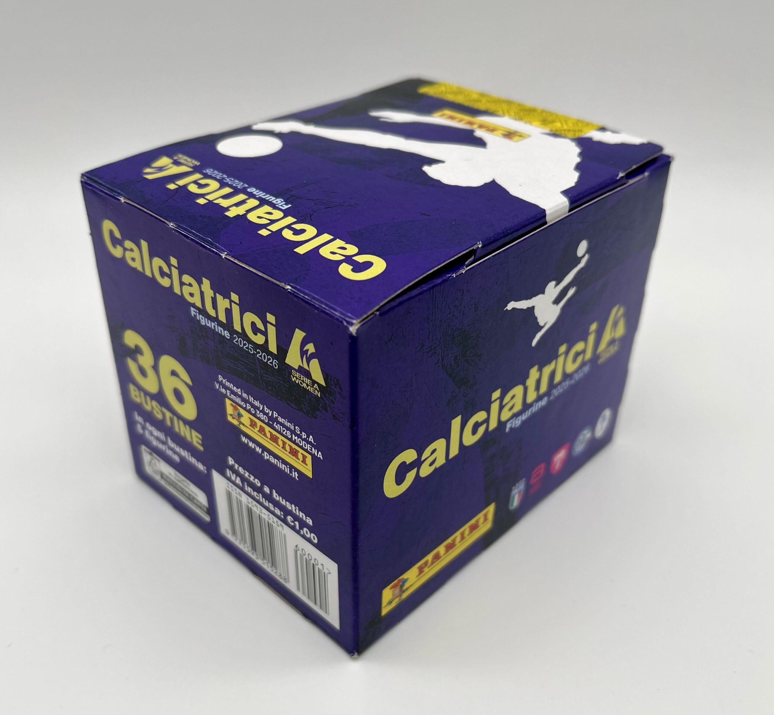 manuelkant Calciatrici Panini 2025 2026 Sticker Scatola Box 36 bustine di figurine