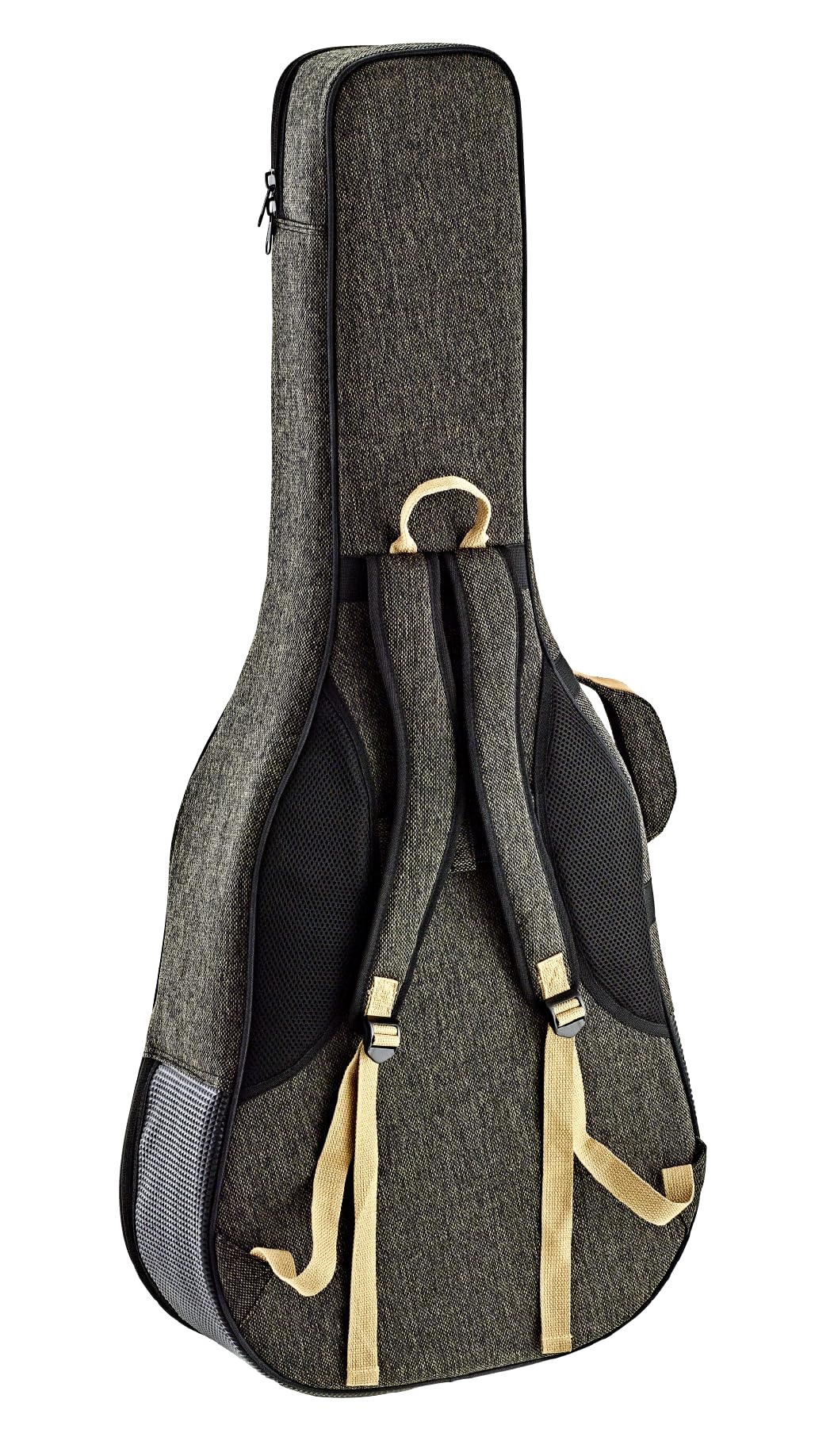 Ortega Guitars Soft Case pour Guitare - Dreadnought - Case pour Guitare Acoustique - Hauteur 107 cm - Largeur 42 cm - Coton / Toile, Mocca (OSOCADN-MO)