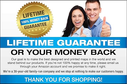 Miniatura 6 de Mapa hidrológico de Estados Unidos  Mapa de ríos y cuencas de Estados Unidos  36 x 24 pulgadas en papel premium  Increíble detalle de río, hermosa