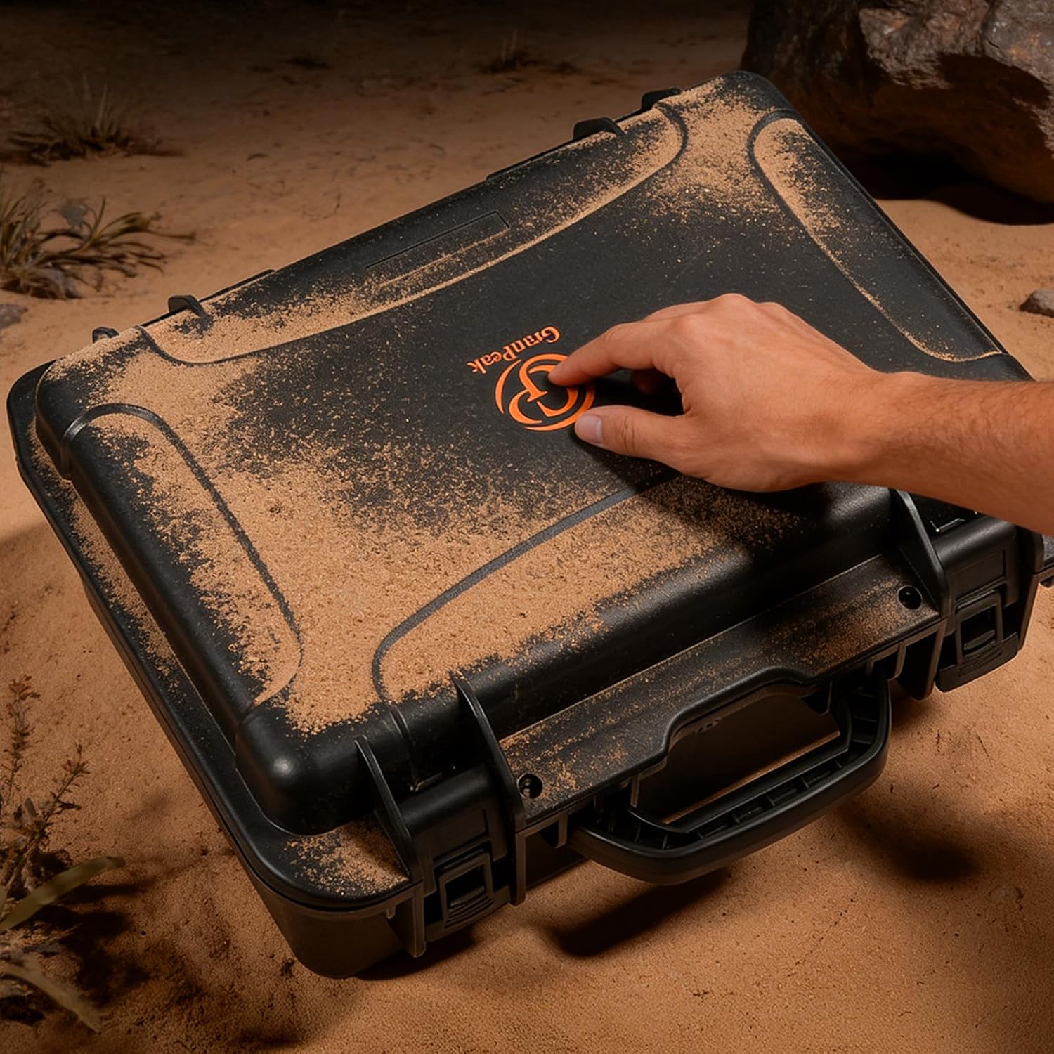 Pistol Case, Heavy Duty Waterproof Hard Gun Case for Multiple Pistols & Magazines