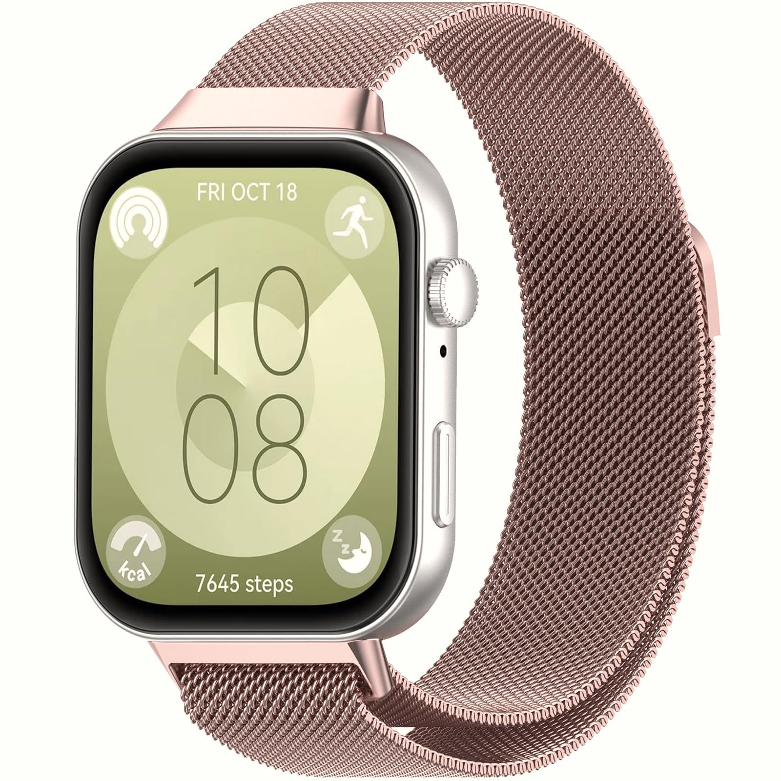 Magnetyczny pasek zamienny do Huawei Watch Fit 3, regulowany, metalowy pasek ze stali nierdzewnej do Huawei Watch Fit 4 / Fit 4 Pro
