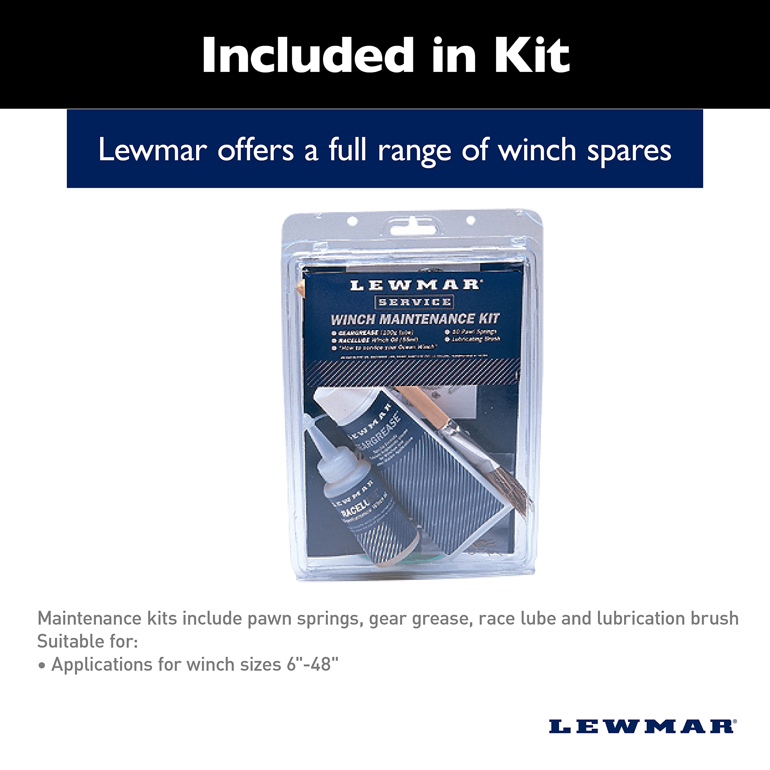 Amazon.co.jp: Lewmar ウインチメンテナンスキット – ヨットの