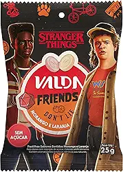 VALDA FRIENDS STRANGER THINGS MORANGO E LARANJA 10X25G