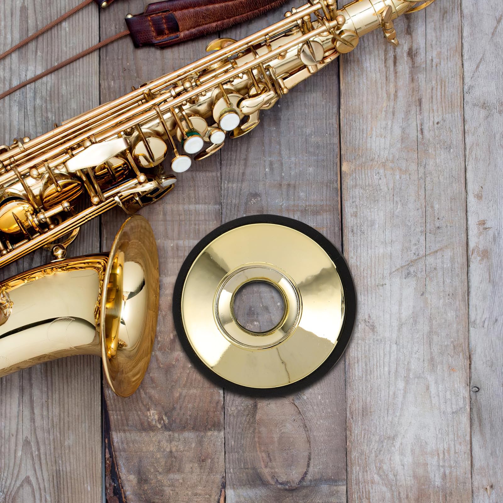 Veemoon Sourdine de Saxophone Alto et Ténor en Abs Léger, Silencieux Pratique 2 Pièces Bruit, Compatible Polyvalente pour Débutants et Professionnels