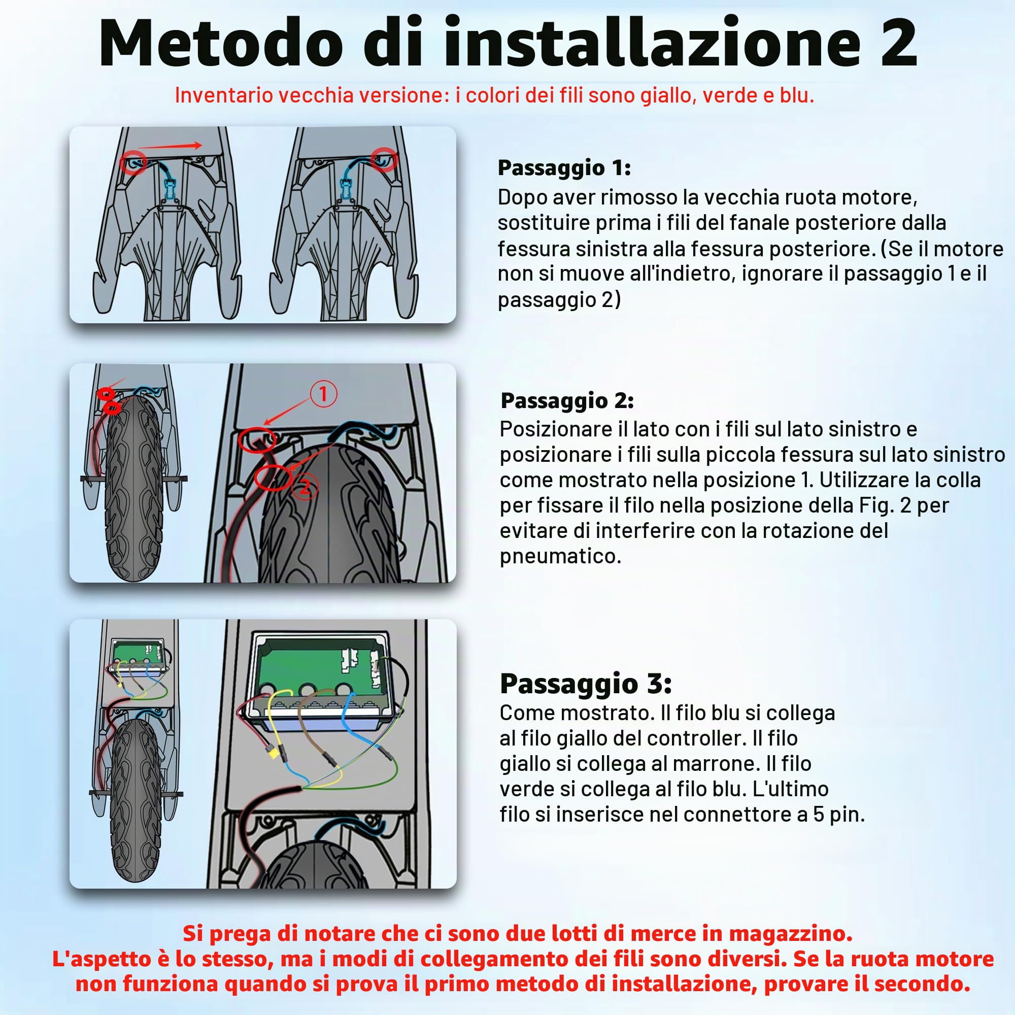 Motore Centrale da 10 Pollici con Pneumatico Fisso, Set di Ruote da 500 W senza Camera d'Aria, Progettato per il Monopattino Elettrico Segway Ninebot Max G30P/G30LP - Dimensioni 10 x 2,5 cm