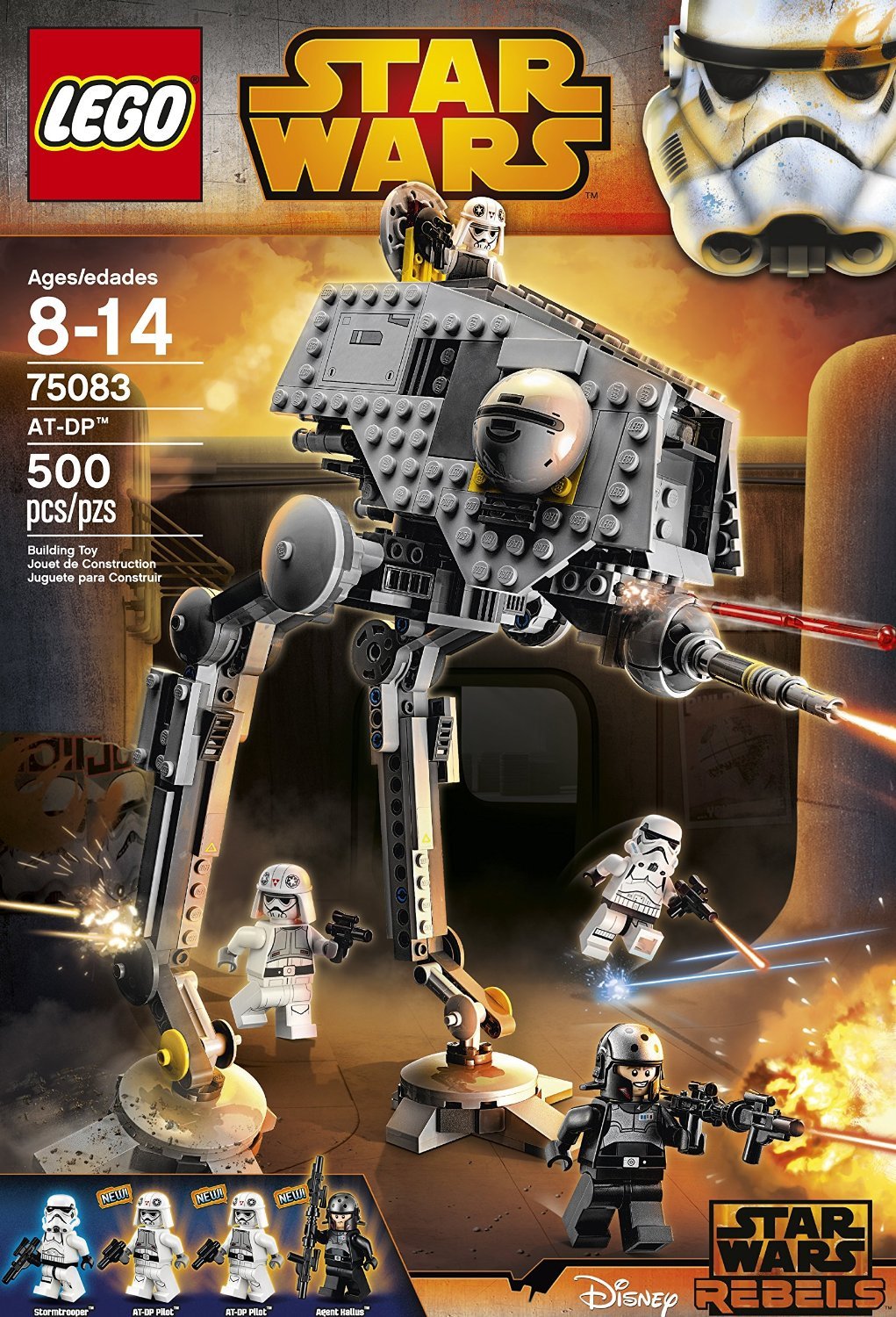 Amazon.com: LEGO® Star Wars™ Rebels at-DP 570 Piece Kids Building Playset |  75083 : Toys \u0026 Games