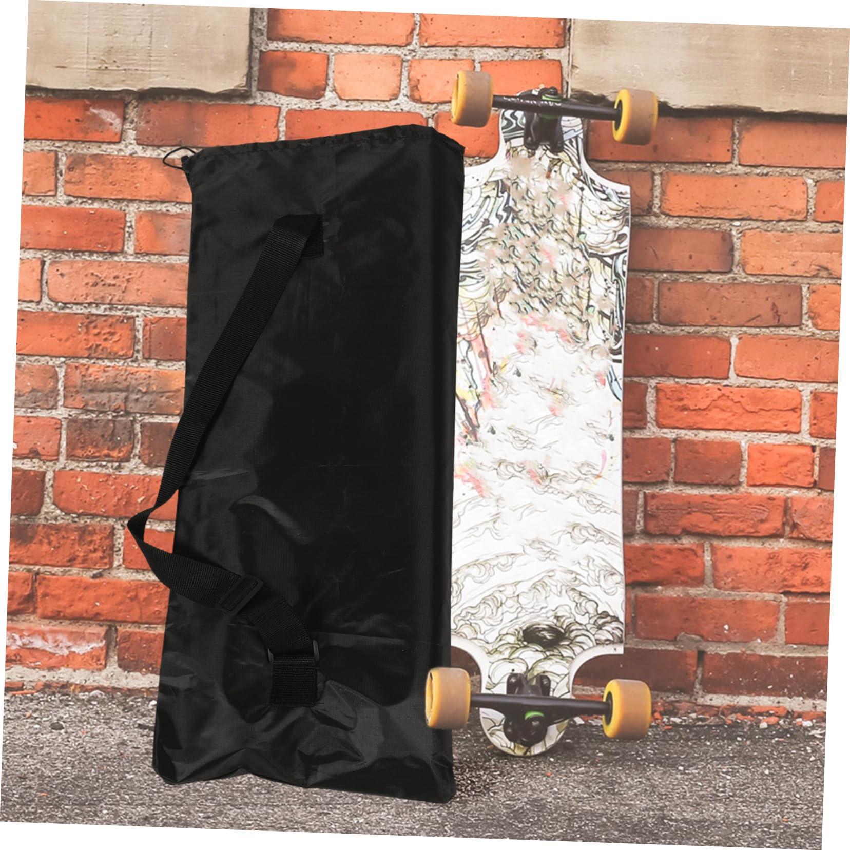 DECHOUS Skateboard Bag with Strap Lightweight Drawstring Shoulder Pouch for Sports Gear Convenient Storage for Skateboard and Snowboard Accessories