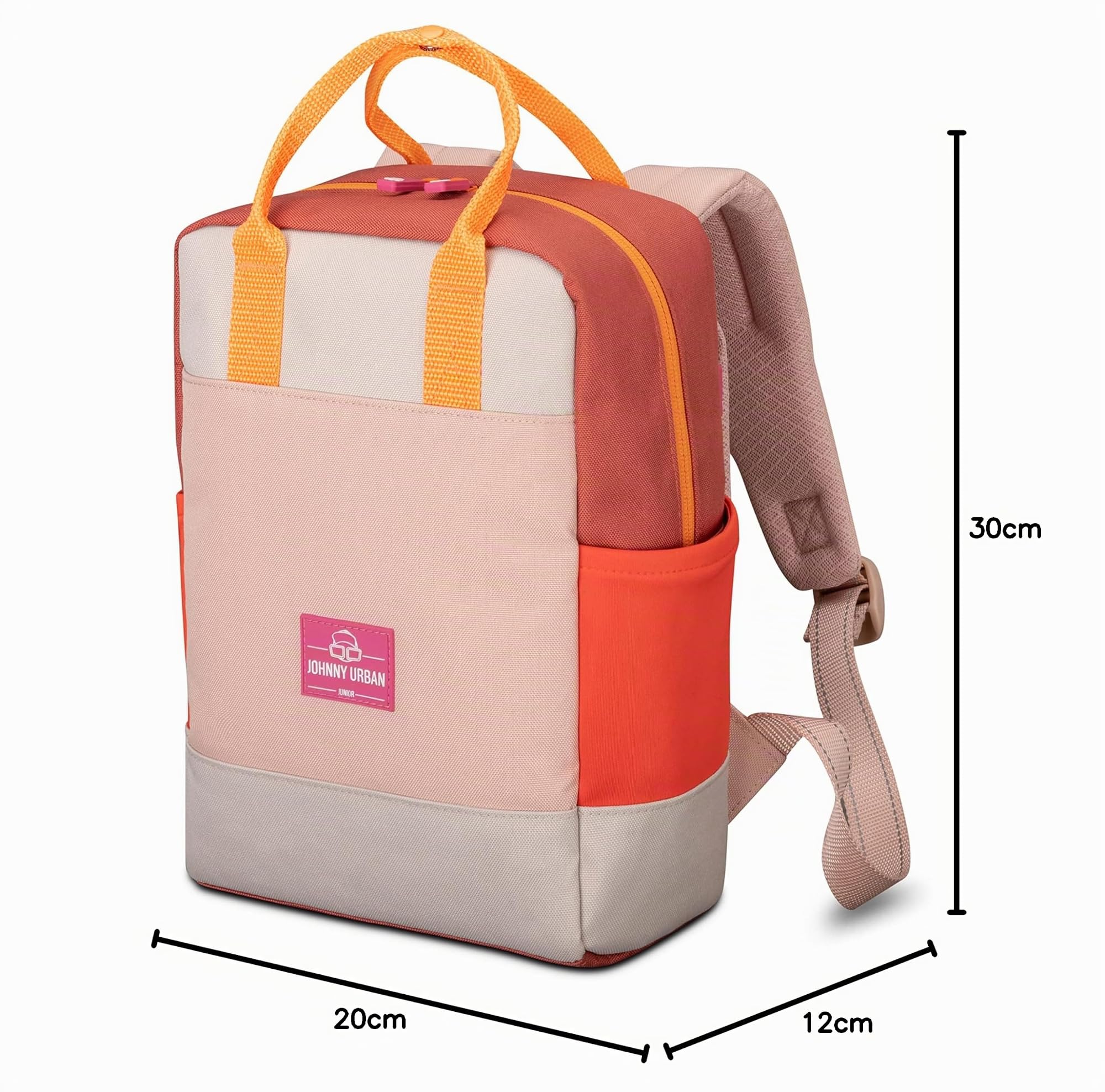Johnny Urban Mochila Infantil Niñas & Niños Rojo - Junior Linus - Mochilas Niños Guardería & Escuela Primaria y Escolares - 7l - Repelente al Agua