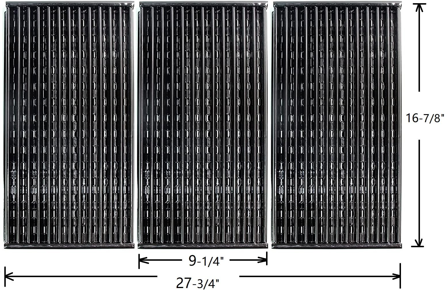 Hongso 43.2 cm powlekane porcelaną kratki do grilla części zamienne do Charbroil Tru-Infrared Performance 3 palniki 463434313, 463436813, 463436514, 463234614, 463436814 modele gazowe, G458-0900-W1